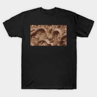 Seamless Leaf Relief Carving VI T-Shirt